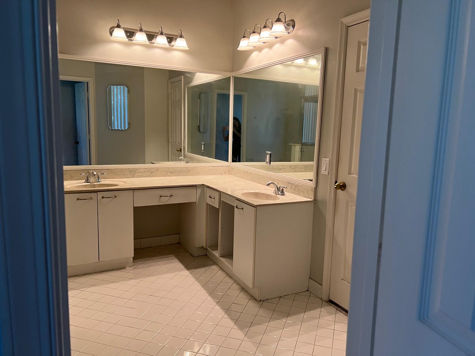 Bathroom before