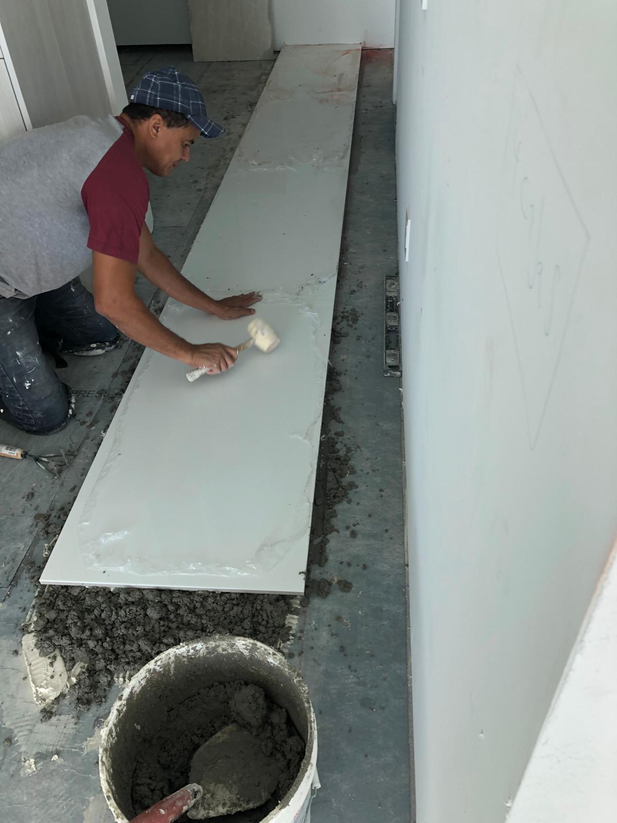 Tile substrate preparation