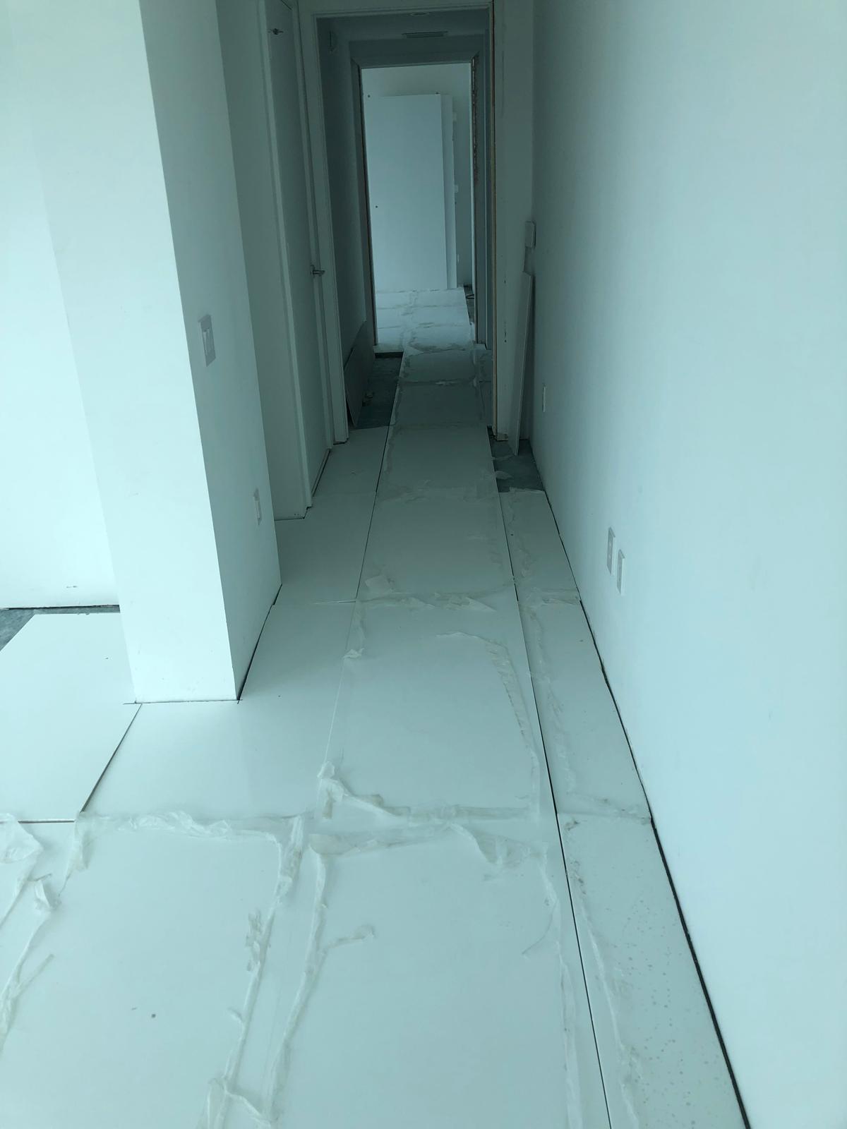 Tile protection after installation
